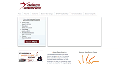 Desktop Screenshot of danceamericausa.com