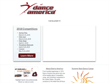 Tablet Screenshot of danceamericausa.com